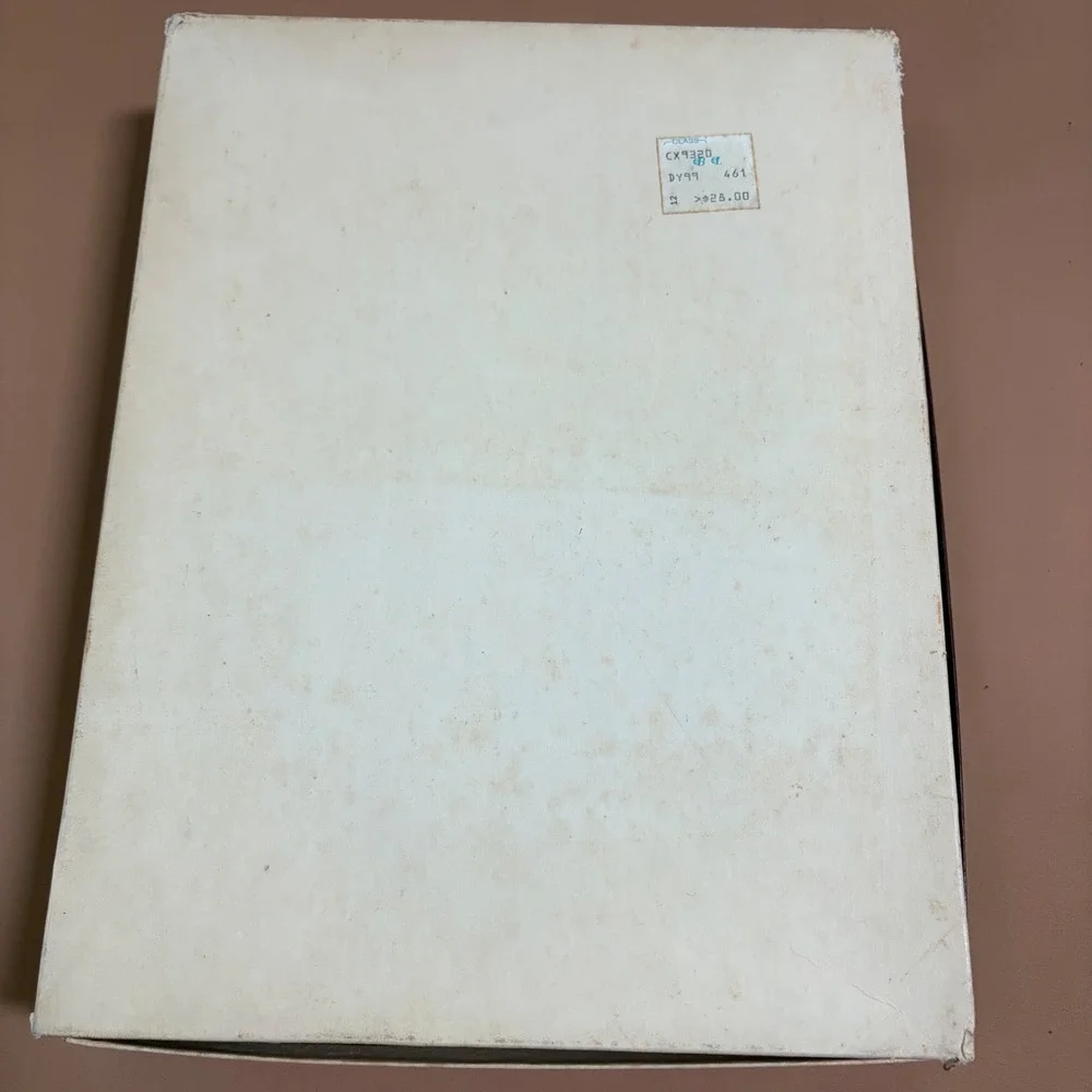 Vintage Jakson Bamboo Shower Curtain Bone 6x6 100% Vinyl Made in USA Retro MCM